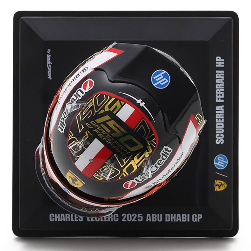 Looksmart 1:5 Scale Ferrari F1 Team #16 Charles Leclerc 2025 Abu Dhabi GP Mini Helmet