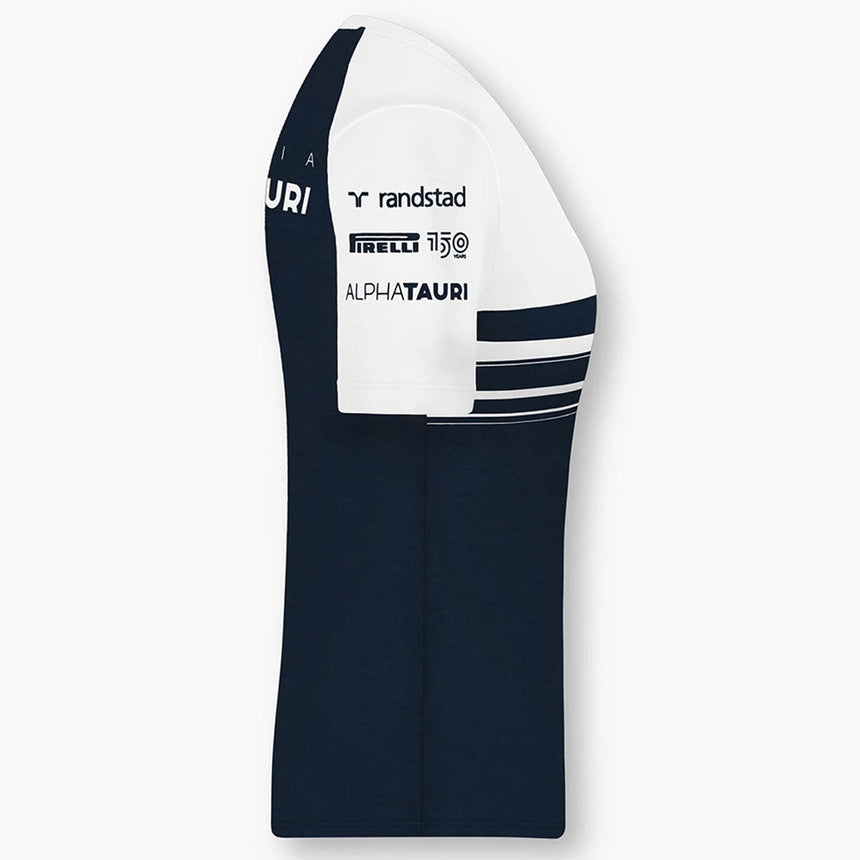 Scuderia AlphaTauri Formula 1 Ladies White/Navy Team Tee Shirt