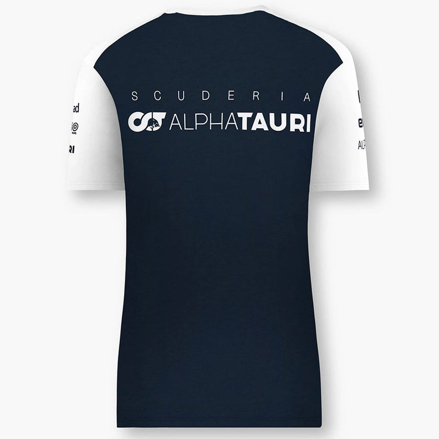 Scuderia AlphaTauri Formula 1 Ladies White/Navy Team Tee Shirt