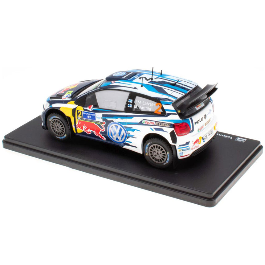 Volkswagen Polo R WRC - J.M. Latvia/M.Anttila- Rally Guanajuato Mexico 2016 1:24 Scale