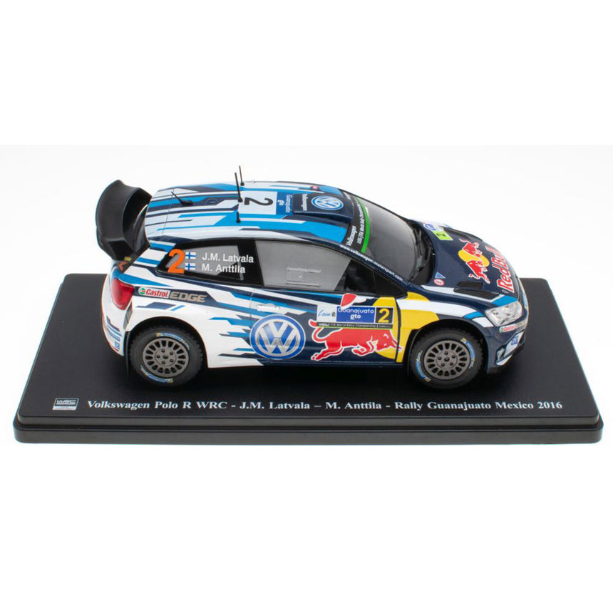 Volkswagen Polo R WRC - J.M. Latvia/M.Anttila- Rally Guanajuato Mexico 2016 1:24 Scale