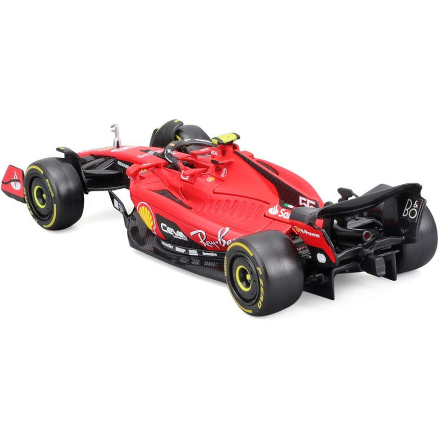 Bburago 1:43 Scale Die‑Cast Ferrari SF23 2023 F1 Car #16 Charles Leclerc - Window Box