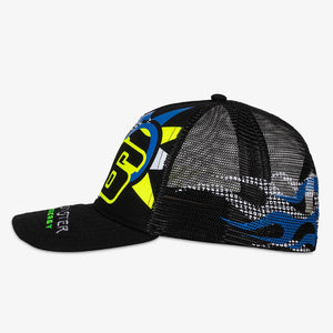 Valentino Rossi VR46 Moto GP Monster Visor Trucker Adjustable Size Baseball Cap