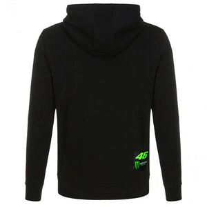 Valentino Rossi VR46 Moto GP Black Large 46 & Monster Logo Hoodie