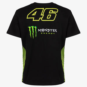 Valentino Rossi VR46 Moto GP Black Monster Dual Tee Shirt