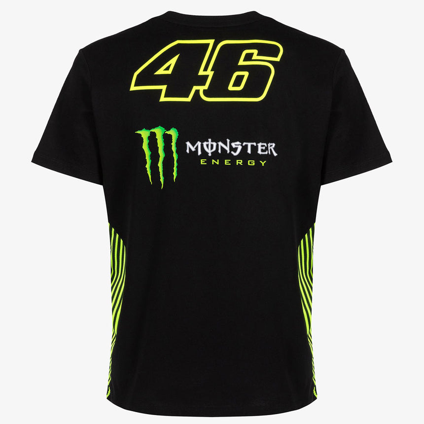 Valentino Rossi VR46 Moto GP Black Monster Dual Tee Shirt