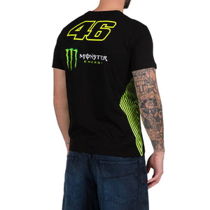 Valentino Rossi VR46 Moto GP Black Monster Dual Tee Shirt