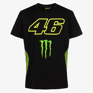 Valentino Rossi VR46 Moto GP Black Monster Dual Tee Shirt