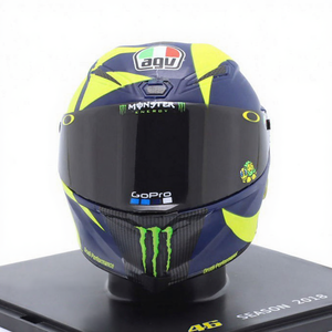 Valentino Rossi VR46 Replica 1:5 Scale Mini Helmet Season 2019
