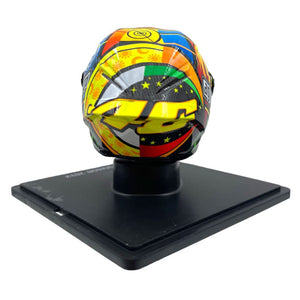 Valentino Rossi VR46 Replica 1:5 Scale Mini Helmet Season 2012