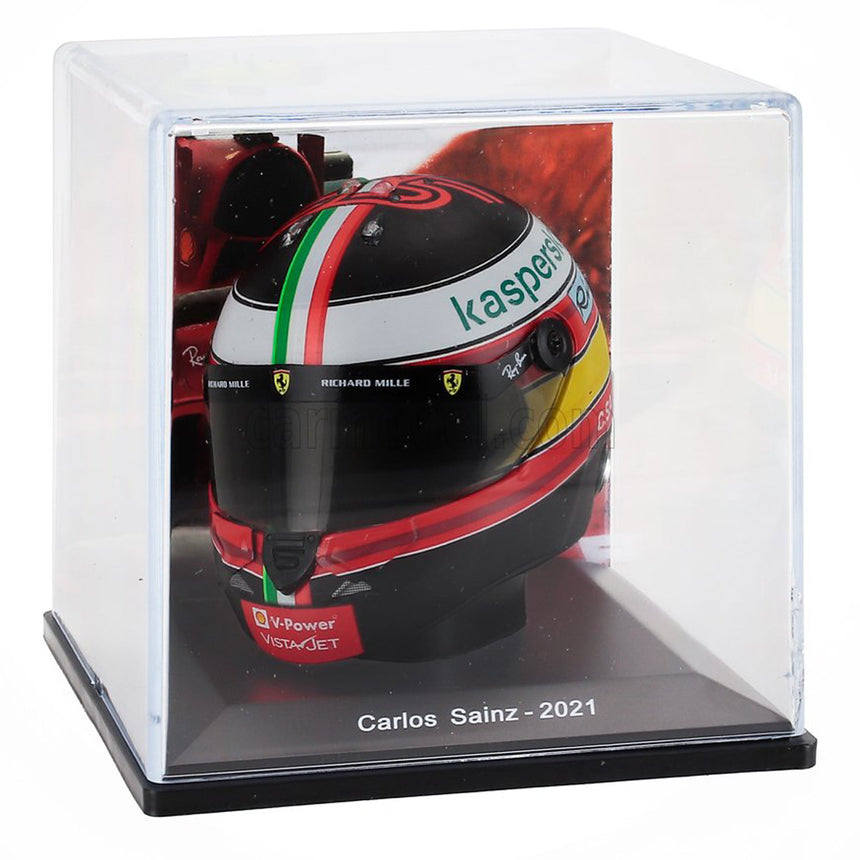 Carlos Sainz #55 1:5 Scale Scuderia Ferrari SF-21 6th Monza Italy GP 2021 Helmet
