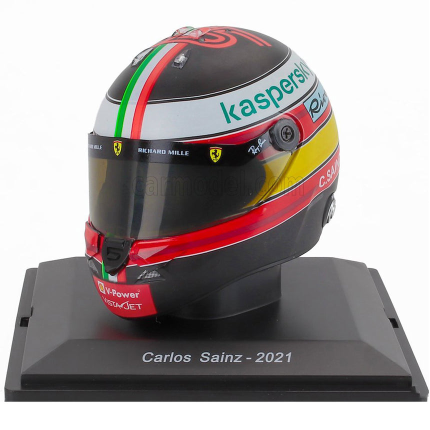 Carlos Sainz #55 1:5 Scale Scuderia Ferrari SF-21 6th Monza Italy GP 2021 Helmet