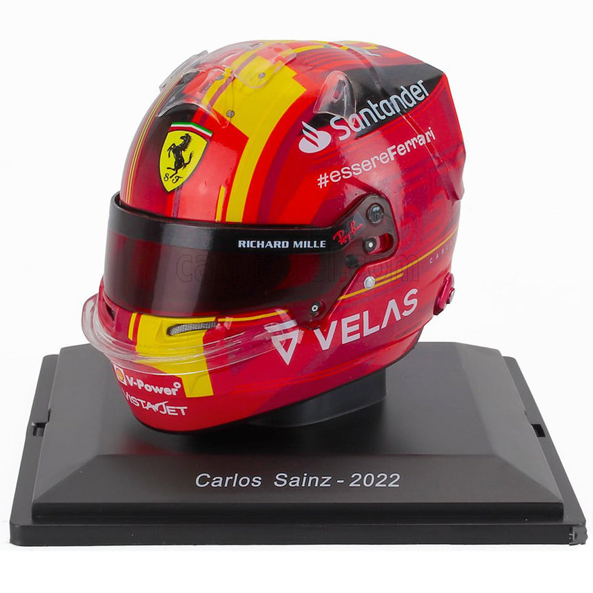 Carlos Sainz #55 1:5 Scale Scuderia Ferrari SF-25 4th Spanish GP 2022 Helmet