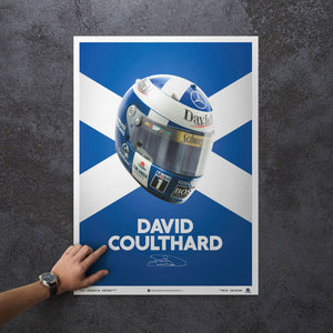 David Coulthard 2000 Helmet Poster