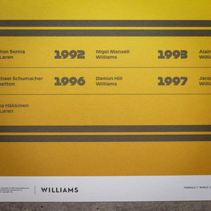 Formula 1 Decades 90s Williams Limited Edition