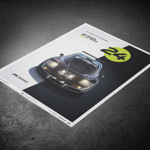 McLaren F1 GTR | 24h Le Mans Print Poster