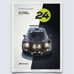 McLaren F1 GTR | 24h Le Mans Print Poster