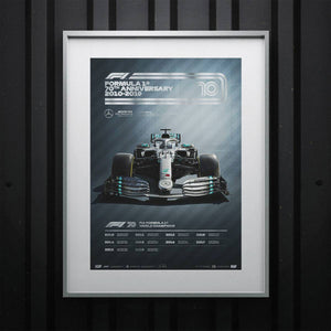 FORMULA 1® DECADES - 2010s Mercedes-AMG Petronas F1 Team Print Poster