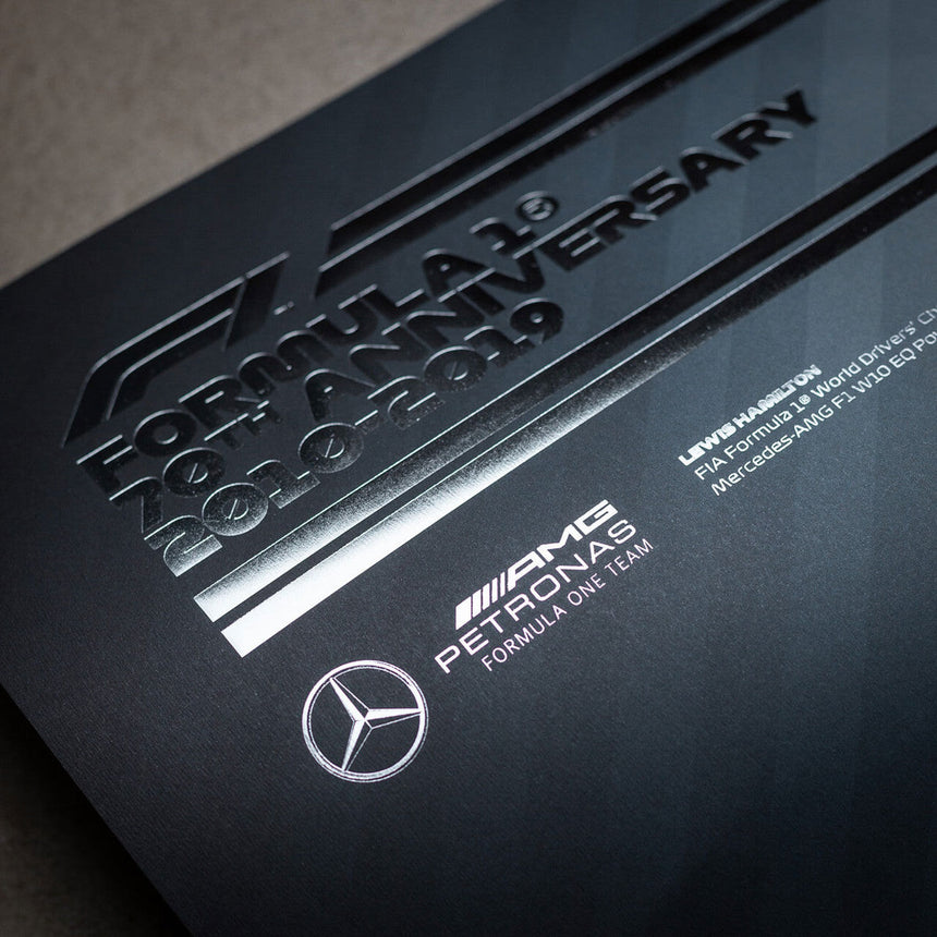 FORMULA 1® DECADES - 2010s Mercedes-AMG Petronas F1 Team Print Poster