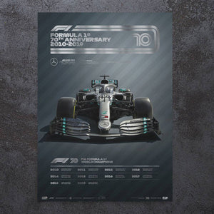 FORMULA 1® DECADES - 2010s Mercedes-AMG Petronas F1 Team Print Poster