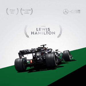 Mercedes-AMG Petronas F1 Team Styria 2020 Lewis Hamilton Collector's Print Poster