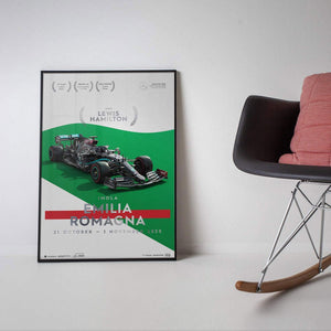 Mercedes-AMG Petronas F1 Team Imola 2020 Lewis Hamilton Collector’s Edition Print Poster