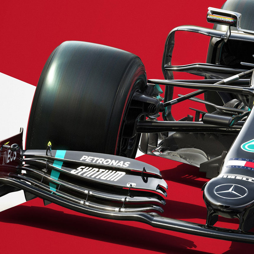 Mercedes-AMG Petronas F1 Team Bahrain 2020 Lewis Hamilton Print Poster