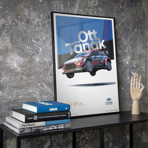 Hyundai Motorsport Rally Estonia 2020 Ott Tänak Collector’s Edition Print Poster