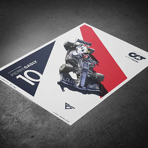 Scuderia Alphatauri #10 Pierre Gasley Limited Edition Print Poster