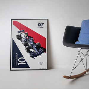 Scuderia Alphatauri #10 Pierre Gasley Limited Edition Print Poster