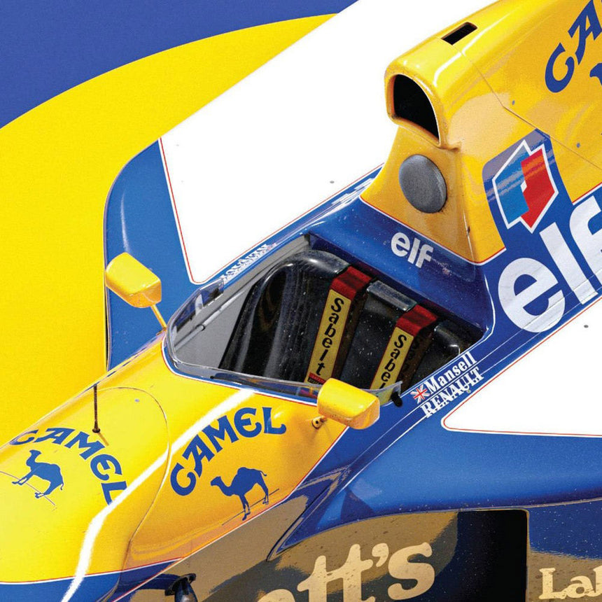 Williams Racing FW14B 1992 F1 World Champions Williams Print Poster