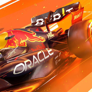 Max Verstappen 2022 Dutch Grand Prix Oracle Red Bull Racing Poster