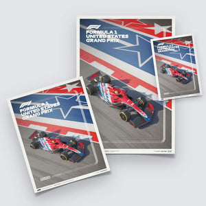 Automobilist Formula 1 United States Austin Texas Grand Prix 2022 Print Poster