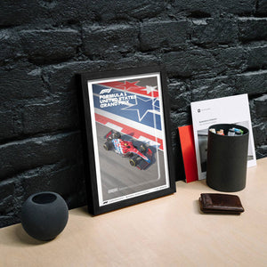 Automobilist Formula 1 United States Austin Texas Grand Prix 2022 Print Poster