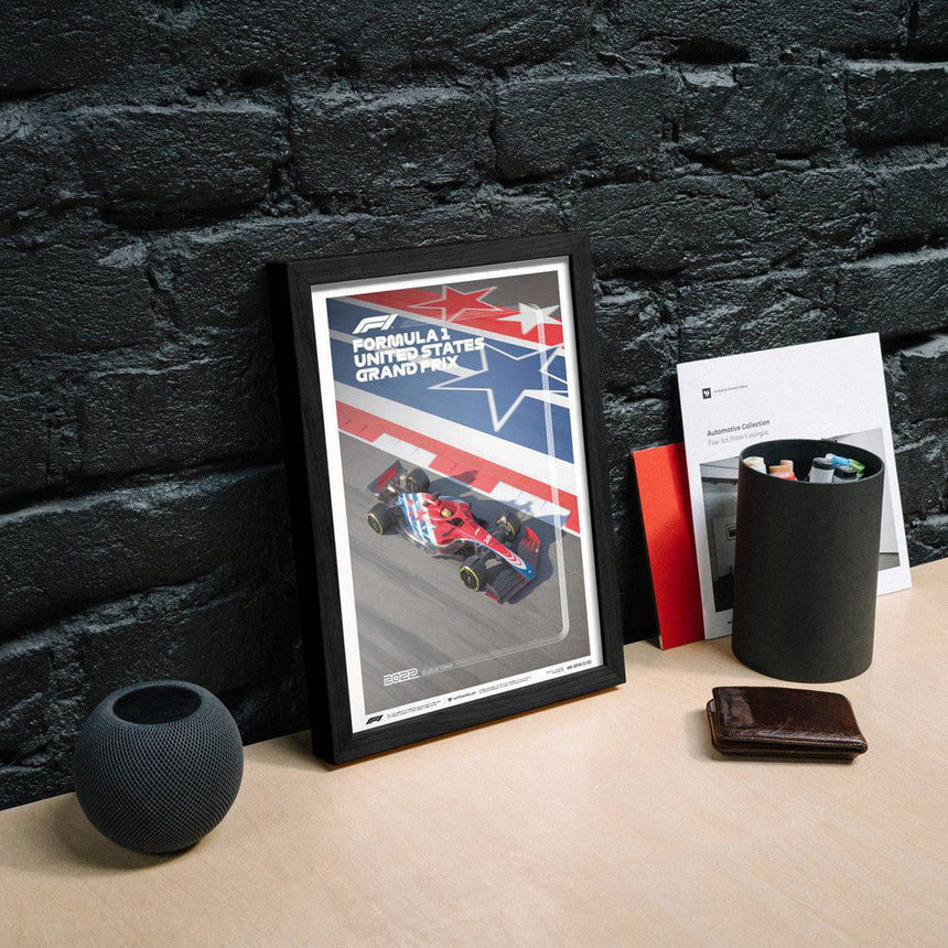 Automobilist Formula 1 United States Austin Texas Grand Prix 2022 Print Poster
