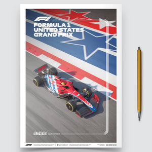 Automobilist Formula 1 United States Austin Texas Grand Prix 2022 Print Poster