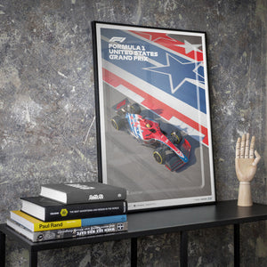 Automobilist Formula 1 United States Austin Texas Grand Prix 2022 Print Poster