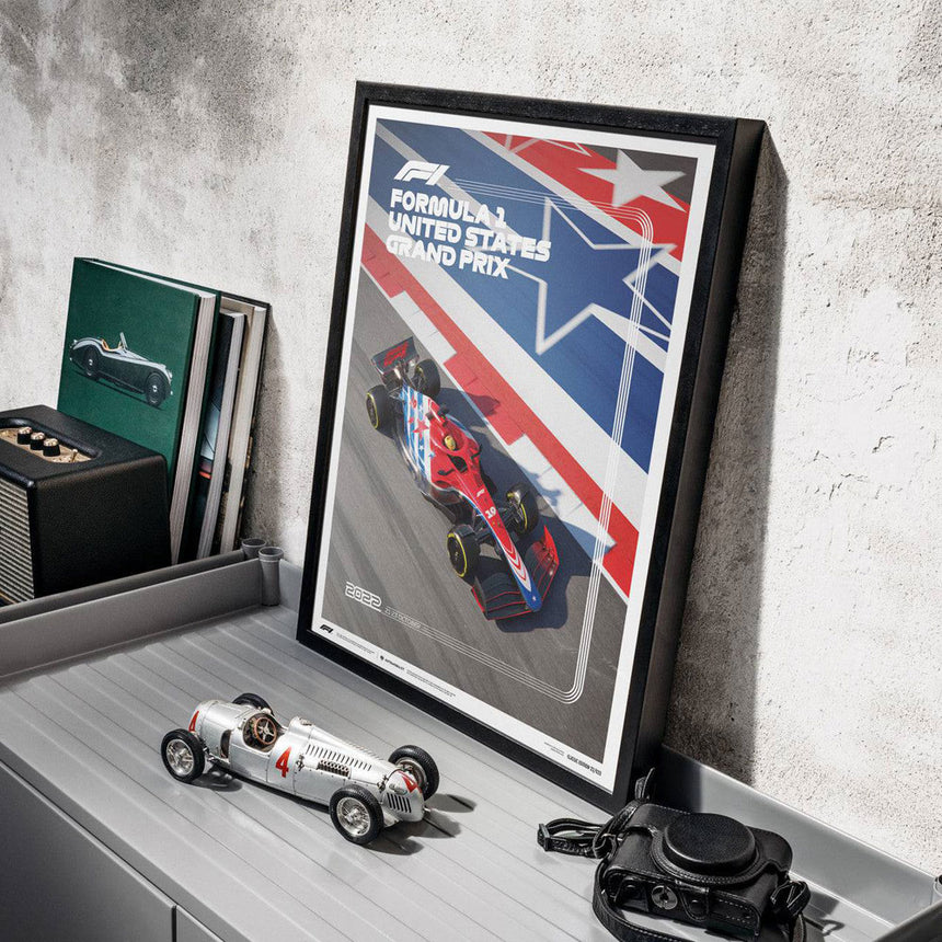 Automobilist Formula 1 United States Austin Texas Grand Prix 2022 Print Poster