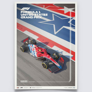 Automobilist Formula 1 United States Austin Texas Grand Prix 2022 Print Poster