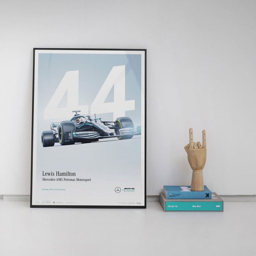 Mercedes AMG Petronas F1 Team Lewis Hamilton 2022 Print Poster