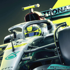 Automobilist Mercedes-AMG Petronas F1 Team Lewis Hamilton 2022 Poster