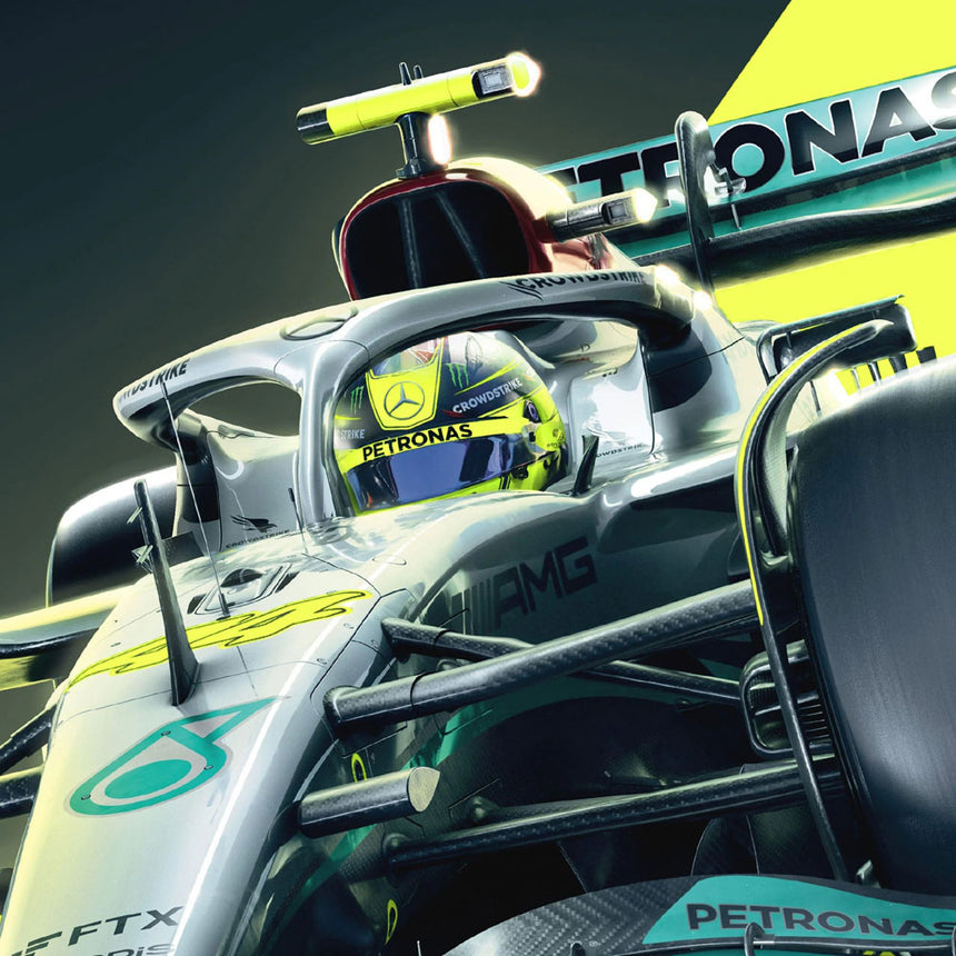 Automobilist Mercedes-AMG Petronas F1 Team Lewis Hamilton 2022 Poster