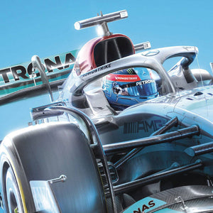 Mercedes-AMG Petronas F1 Team - George Russell - 2022 Print Poster