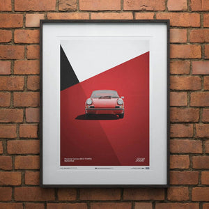 Porsche 911 RS | 1973 Red | Print Poster