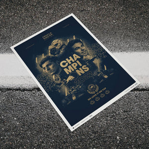 Red Bull Racing | 2022 F1® World Constructors' Champions | Print Poster