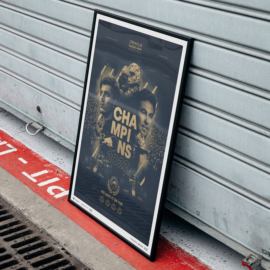 Red Bull Racing | 2022 F1® World Constructors' Champions | Print Poster