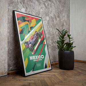 Oracle Red Bull Racing Sergio Perez Mexican GP Print Poster