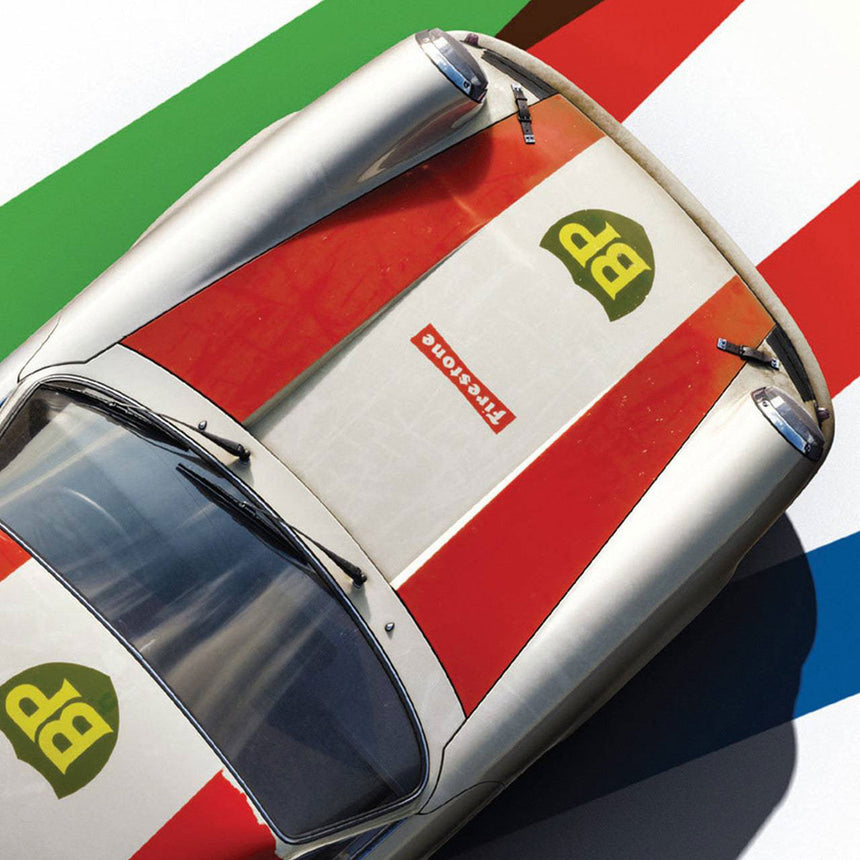Porsche 911R BP Racing Monza 1967 Print Poster