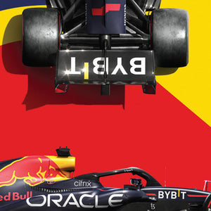 Oracle Red Bull Racing RB18 - Blueprint 2022 Print Poster