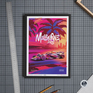 Red Bull Racing 2023 Melbourne Red Bull Poster Max Verstappen